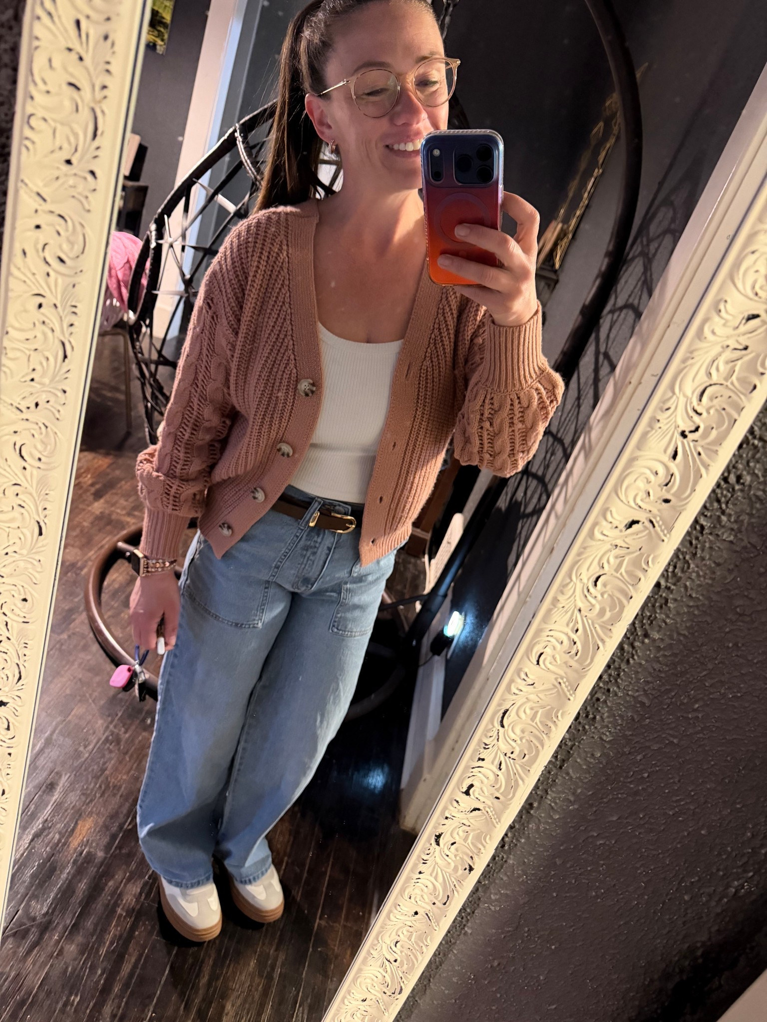 I told myself last year I’d start buying more colors than black. I think I decided dusty rose is my new black 😂 Snagged this sweater at Plato’s Closet. It’s like the 4th moon & Madison sweater I’ve bought this season 

#LTKootd #LTKgrwm #LTKmomlife