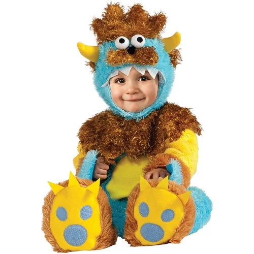 Infant Blue Monster Halloween Costume 12-18M - Walmart.com | Walmart (US)