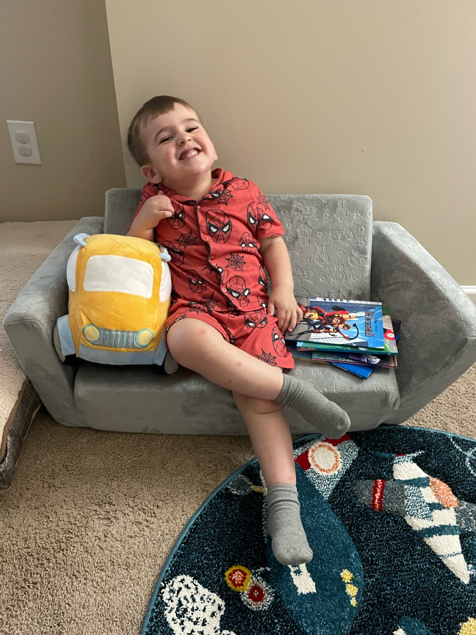 Ben's couch is on sale right now for Target Circle Week. Folds out into a little palette as well for naps 

#LTKSummerSales #LTKKids #LTKBaby