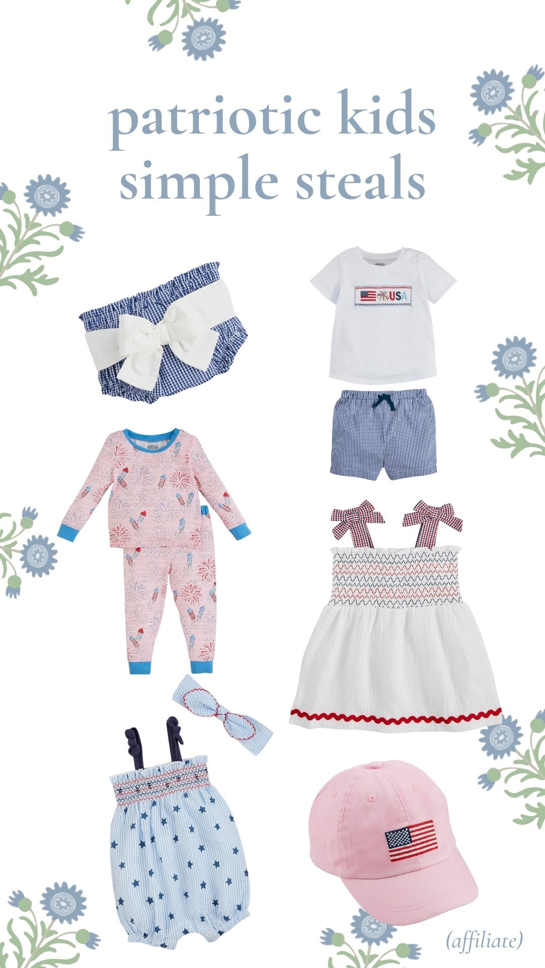 We’ve rounded up the sweetest little patriotic outfits for today’s Simple Steals. Perfect for all your summer celebrations!

#LTKBaby #LTKSeasonal #LTKKids
