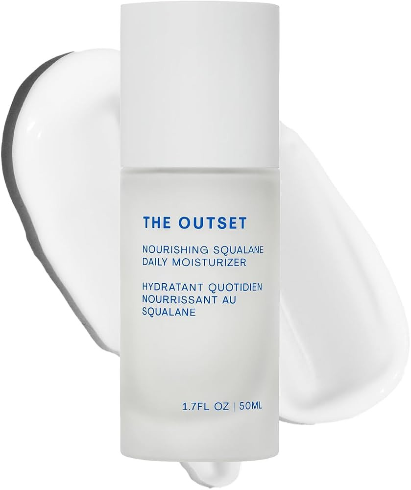 The Outset Squalane Daily Face Moisturizer, Hydrating Barrier Repair Face Cream, Non-Comedogenic,... | Amazon (US)
