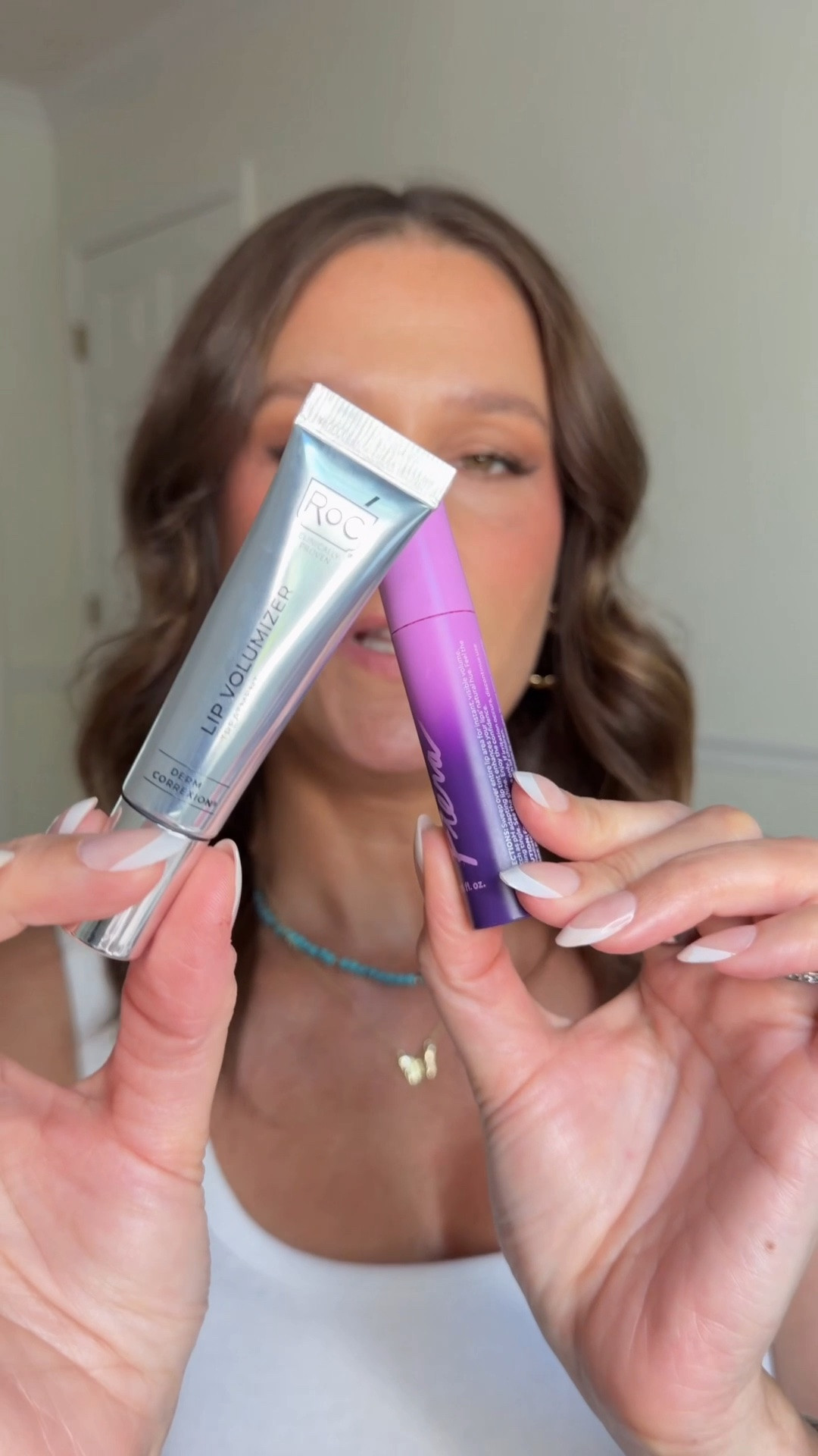 Battle of the Lip plumpers.  The Fiera adds more volume to the lips while the Roc is more hydrating. I actually love using the Roc for skin prep on my lips!

#LTKgrwm #LTKOver40 #LTKBeauty