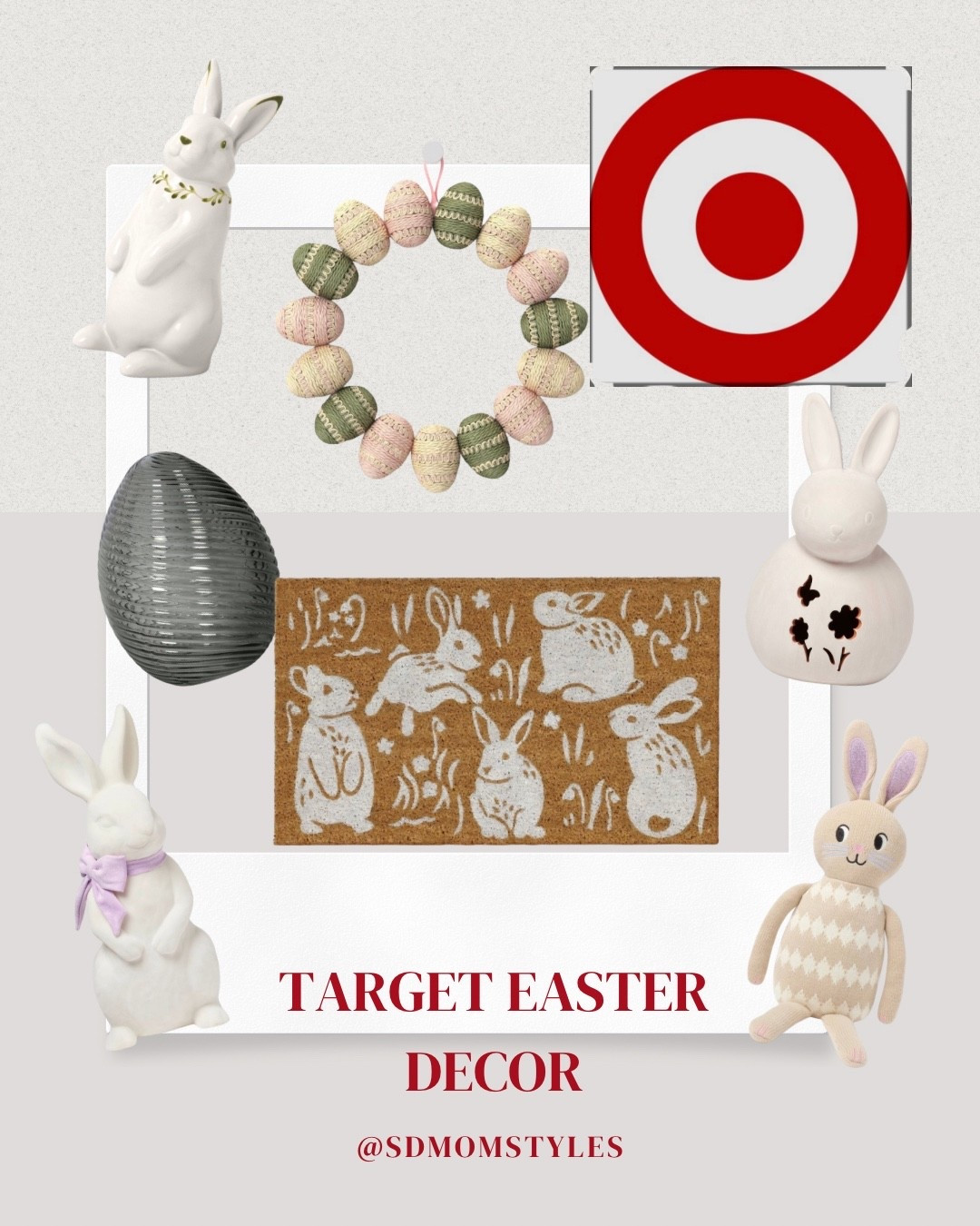 Cute simple Easter decor 

@Target 

Home decor holiday decor 

#LTKSeasonal #LTKHome
