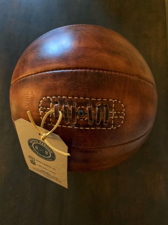 Retro Reborn Real Leather Vintage Style Basketball | Etsy | Etsy (US)
