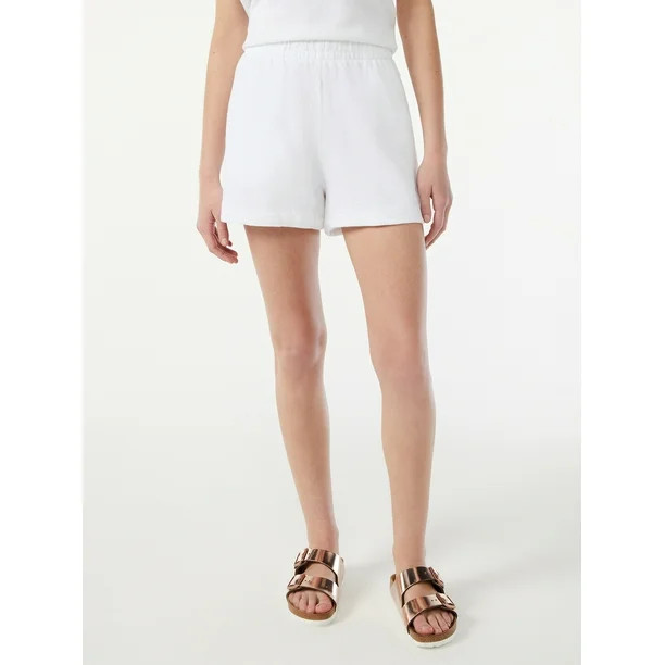 Free Assembly Women's Cotton Shorts with Side Slits | Walmart (US)