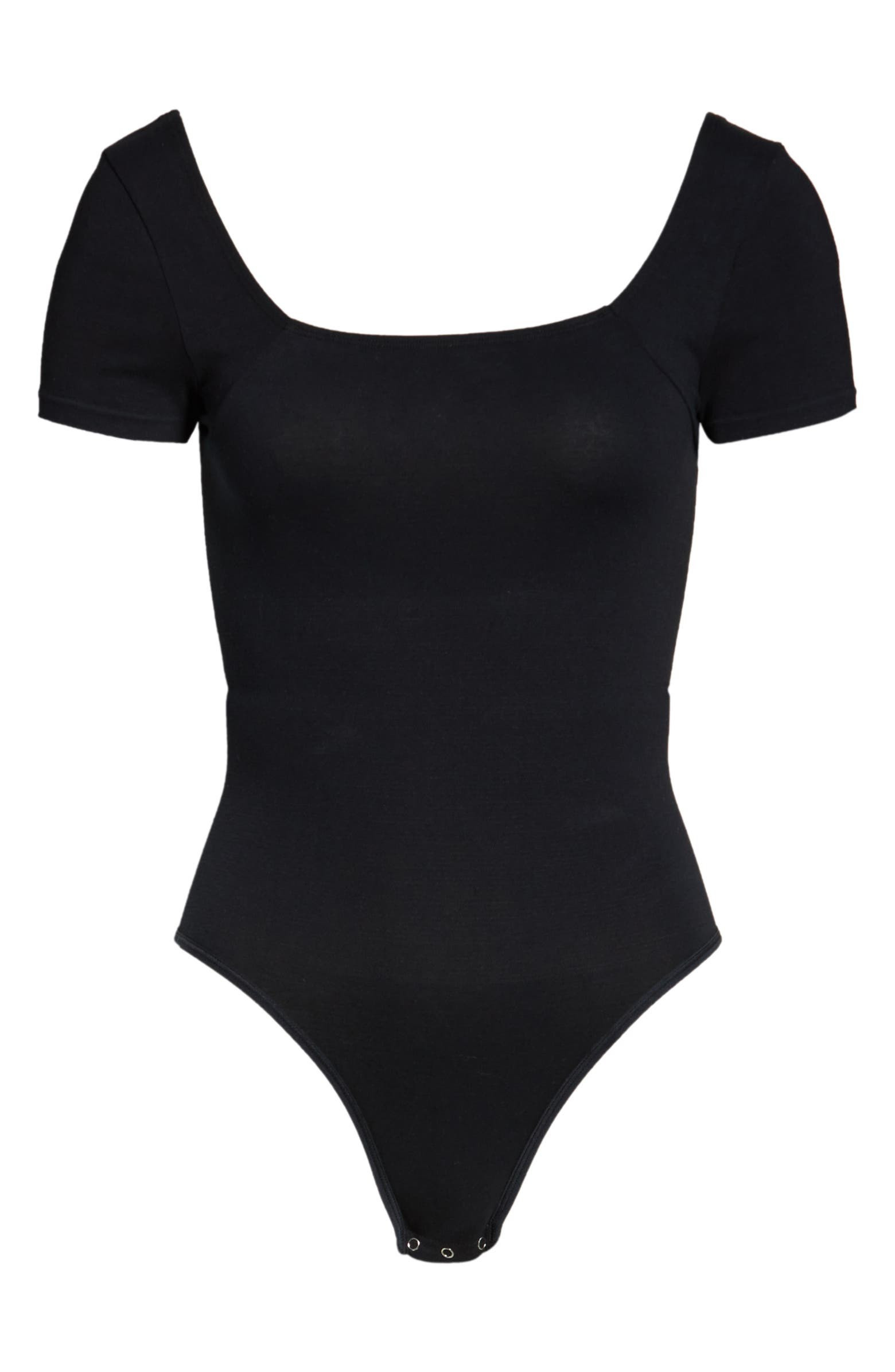 Square Neck Thong Bodysuit | Nordstrom