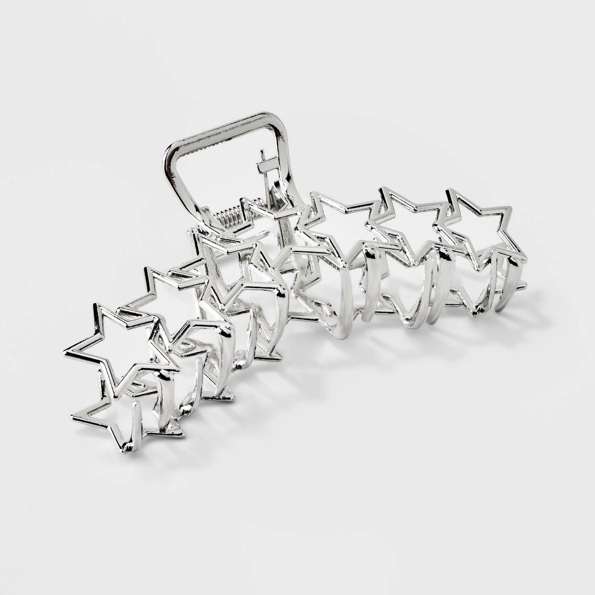 Star Cut Out Metal Claw Hair Clip - Wild Fable™ Silver | Target