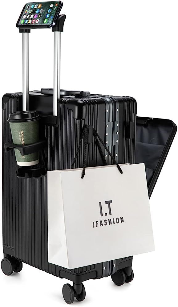 feilario Hardside Expandable Spinner Wheel Luggage, Aluminum Frame Carry on Suitcase - with TSA L... | Amazon (US)
