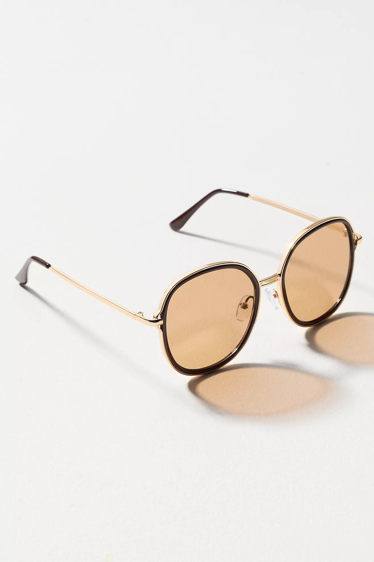 Rimmed Circle Sunglasses | Anthropologie (US)