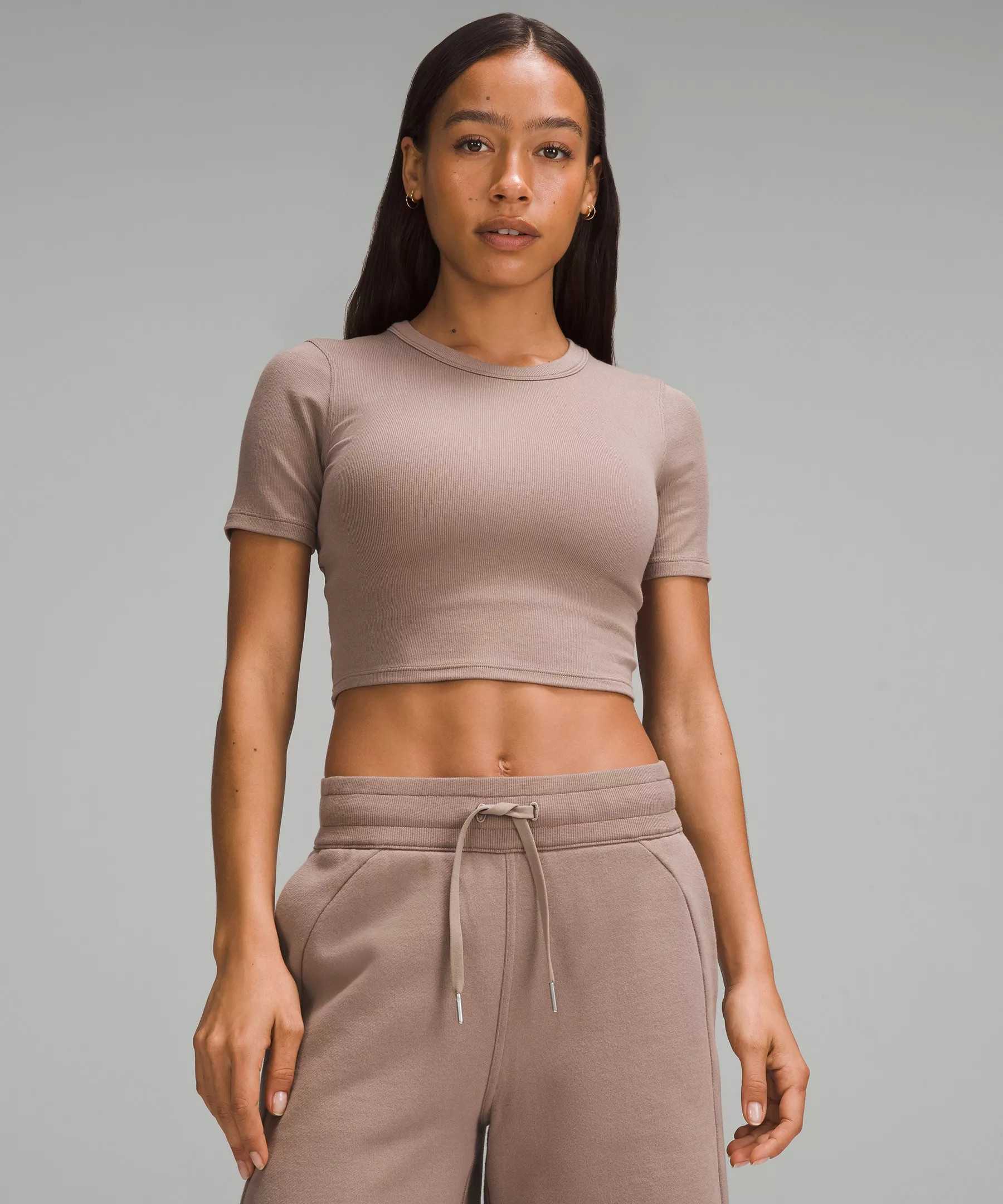 Hold Tight Straight-Hem Cropped T-Shirt | Women's Short Sleeve Shirts & Tee's | lululemon | Lululemon (US)