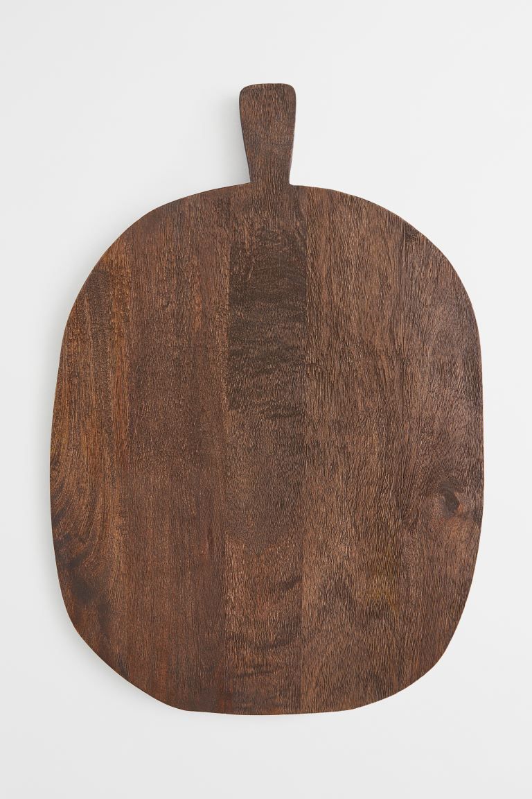 Large Mango Wood Cutting Board - Dark brown - Home All | H&M US | H&M (US + CA)