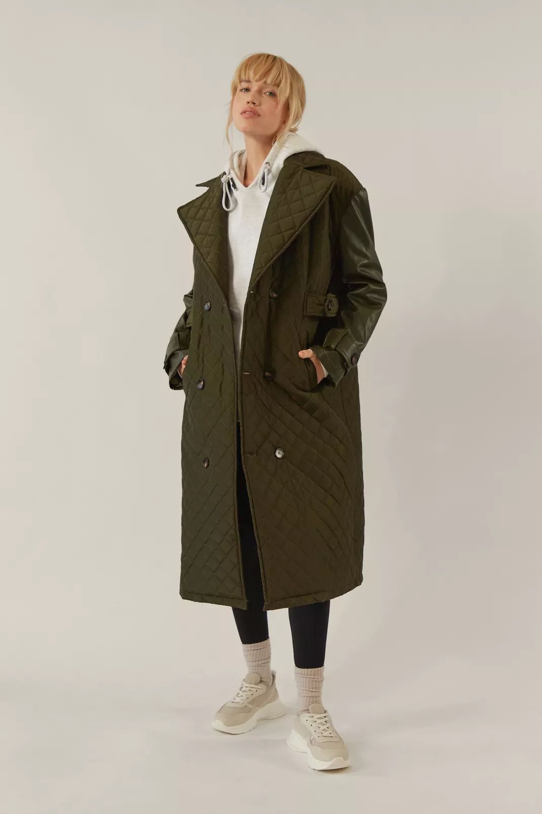Quilted Trench Coat | Nasty Gal (US)