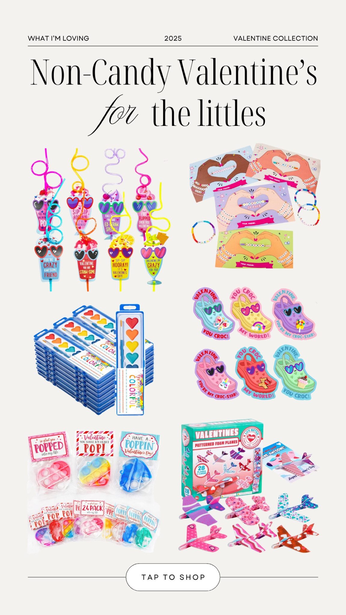 Non-candy Valentine’s ideas for the littles! 💌✨ Fun, creative, and sugar-free options they’ll love. Tap to shop and make their Valentine’s extra special! ❤️ #ValentineGifts #NonCandyValentines

#LTKSeasonal #LTKFamily #LTKKids