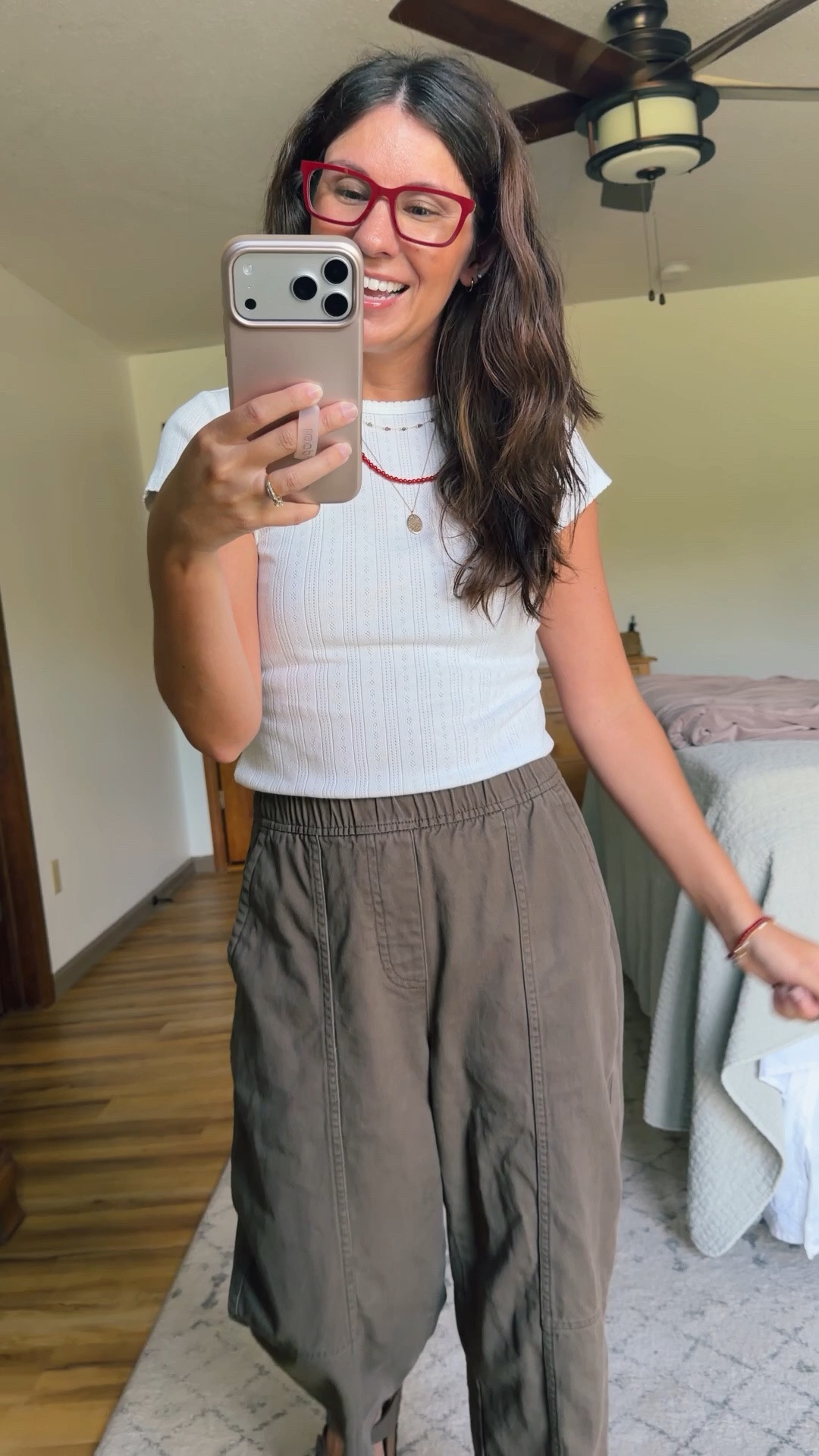 Granola girl outfit of the day♥️✨🤎

Small in my tee and xs petite in my pants (I bought these last year—I linked this year’s version of them). My denim shirt is size small and I also linked another one I own and love from Gap Factory (xs in that). My Birkenstock sandals are size 36.

#LTKSeasonal #LTKPetite #LTKWorkwear