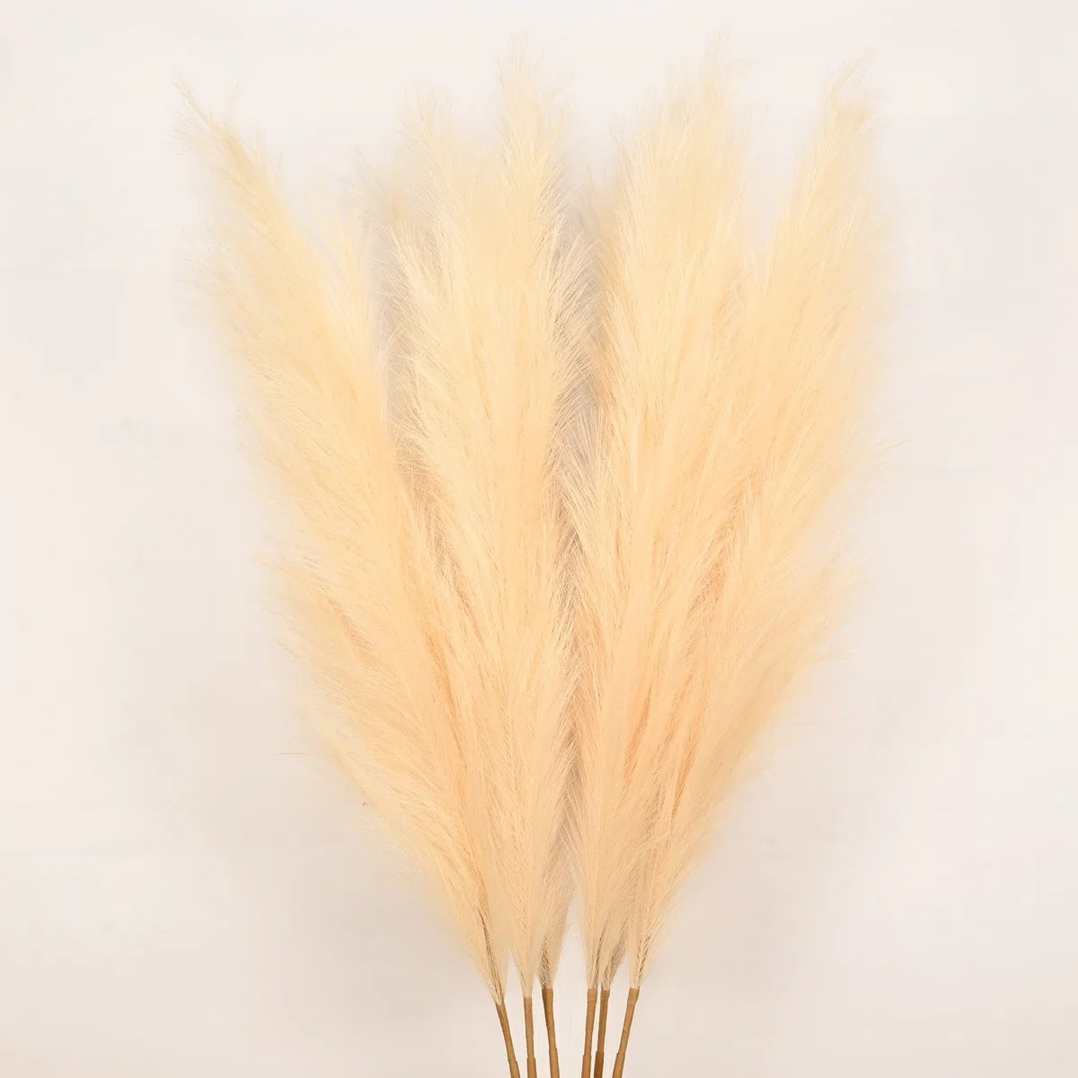 Tall Faux Pampas Grass Spray, Artificial Long Stem Floral Fluffy Fake Plants Pampas Grass For Flo... | Wayfair North America