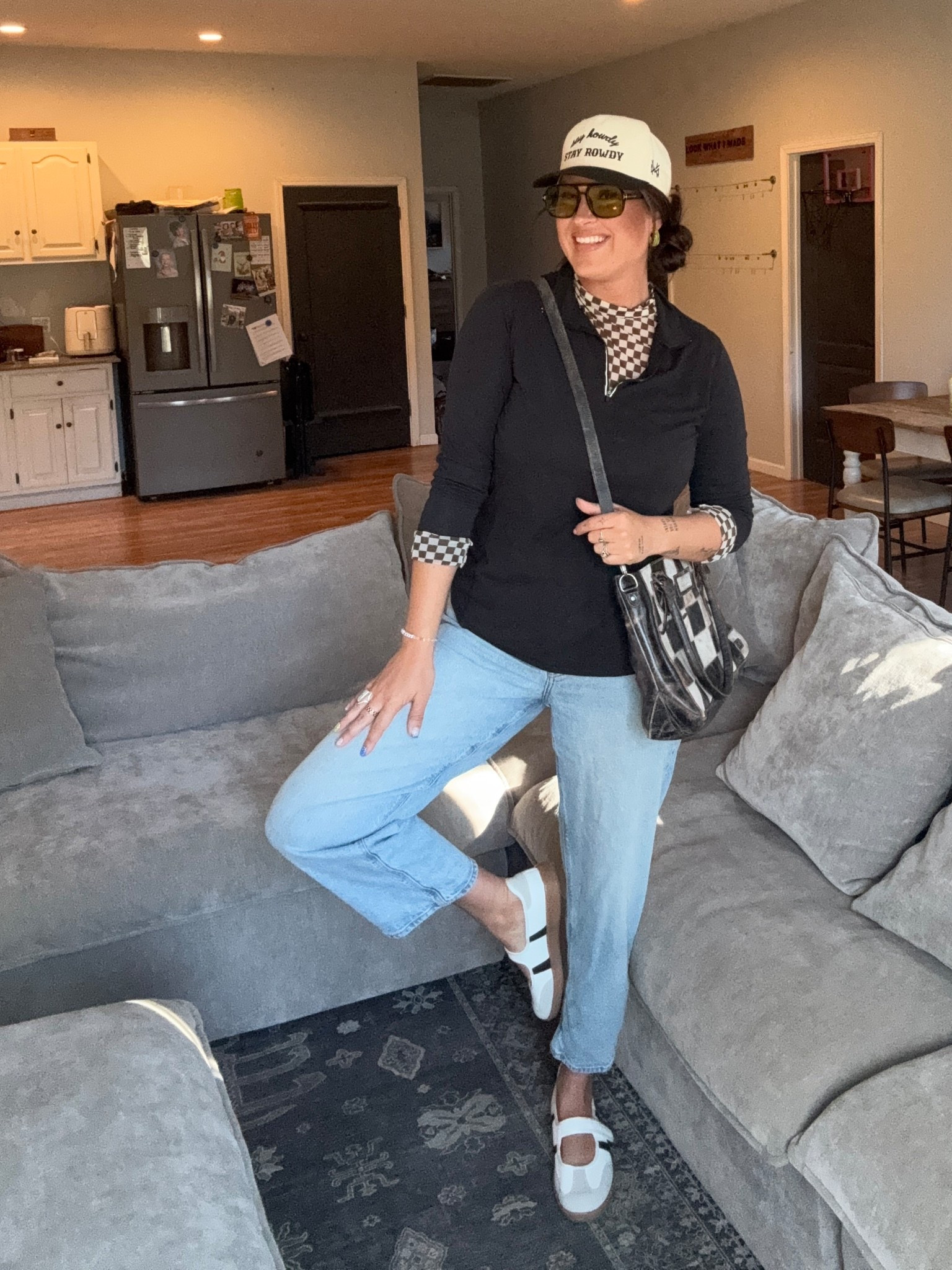 This outfit could’ve stayed basic…
good jeans, a cozy thrifted pullover, done.

But this year I’m trying to be more intentional by letting my clothes really feel like an extension of me instead of just something I throw on. (Although I’m sure some days I won’t, and that’s ok too) 

Little details matter. A pattern added in. A fun shoe. Pop of color or added touch that just feels like YOU. 

Picking out your outfit can really be a form of self-care.
just choosing pieces that feel good and remind you who you are. Whatever sparks a little joy right?!

Because like I said, we deserve to be one of the people we love.

Let me know what ya think in the comments. 

#LTKTall #LTKMidsize #LTKFindsUnder50