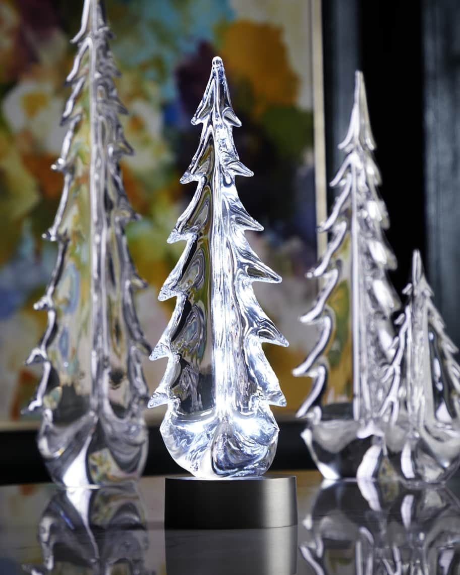 Simon Pearce Evergreen 14" Glass Tree | Neiman Marcus