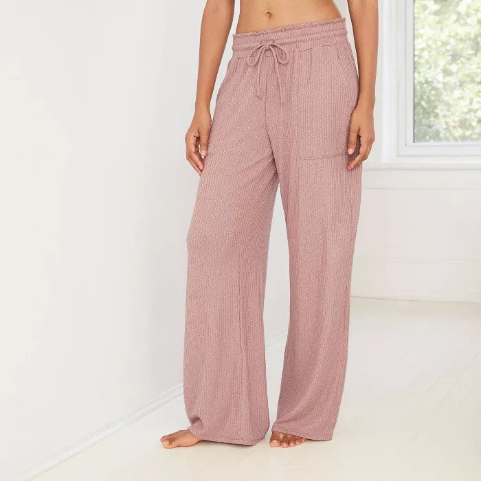Women's Perfectly Cozy Wide Leg Lounge Pants - Stars Above™ | Target