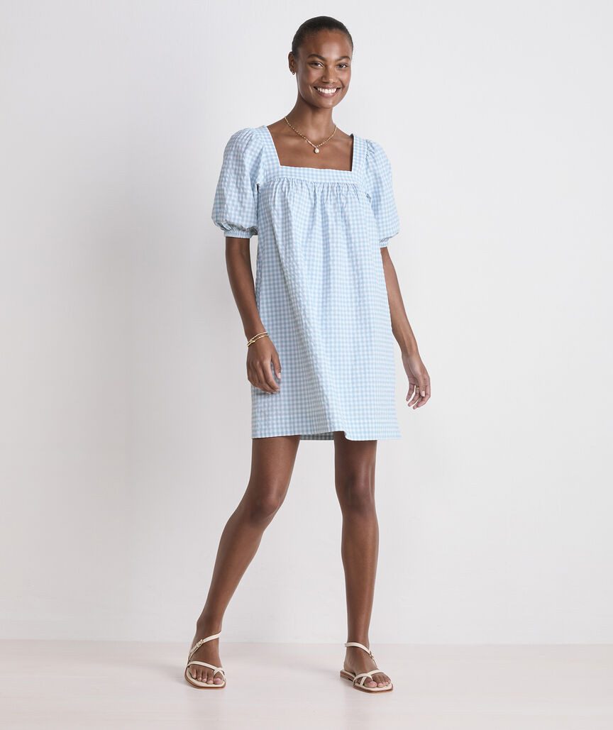 Serena Harbor Square Neck Dress | vineyard vines