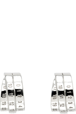MM6 Maison Margiela - Numeric Earrings | SSENSE