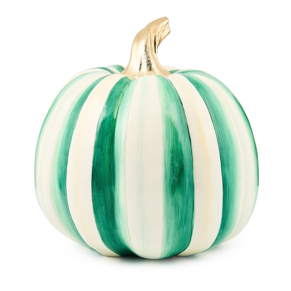 Emerald Stripe Medium Pumpkin | MacKenzie-Childs