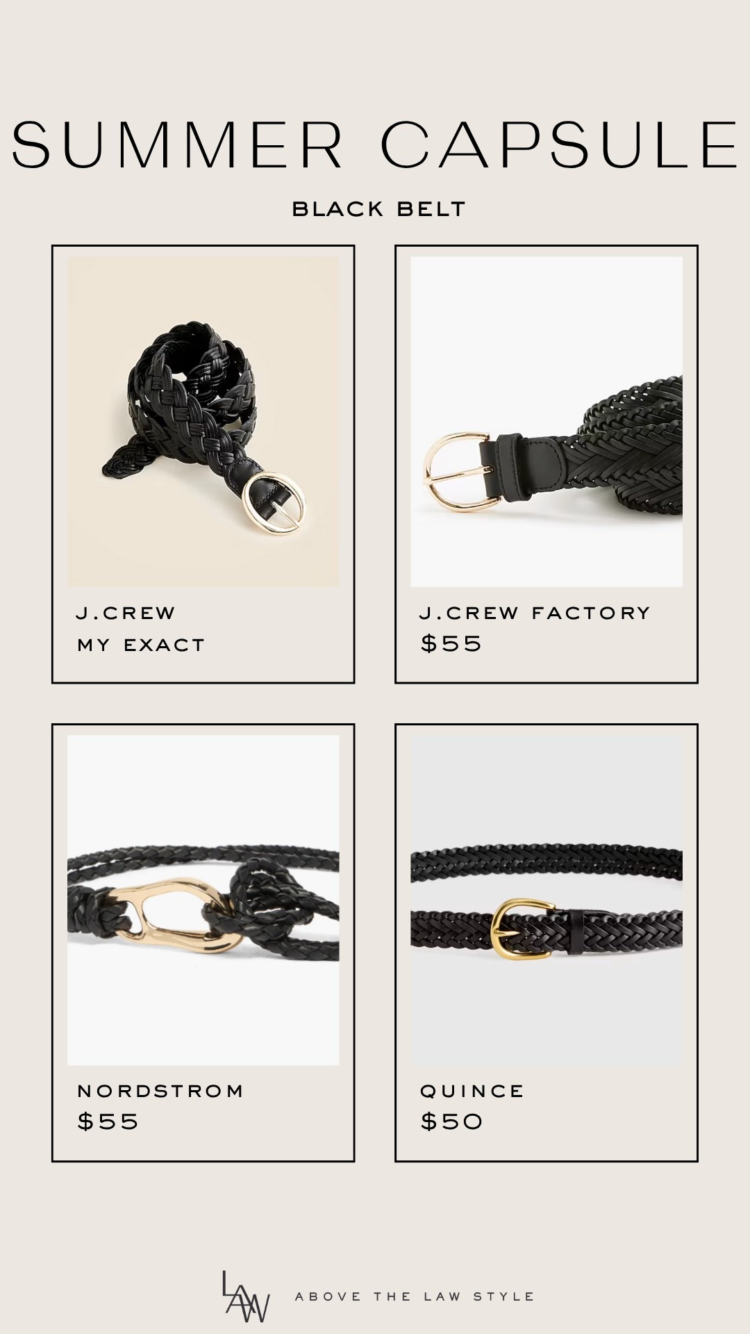 Summer Capsule: Black Belt

#LTKStyleTip #LTKFindsUnder50 #LTKSummerEdit