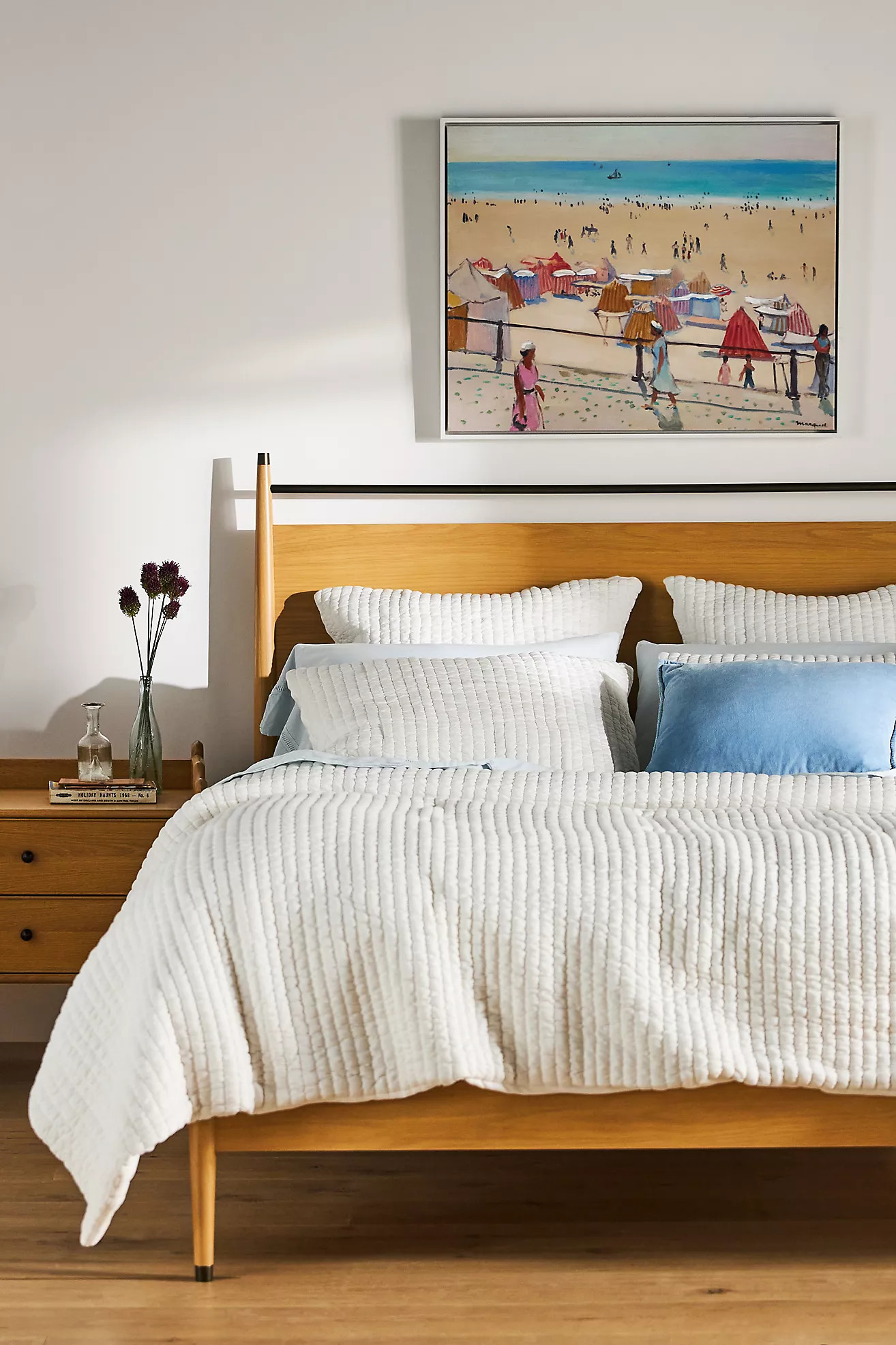 Cotton Jersey Channel Stitch Quilt | Anthropologie (US)