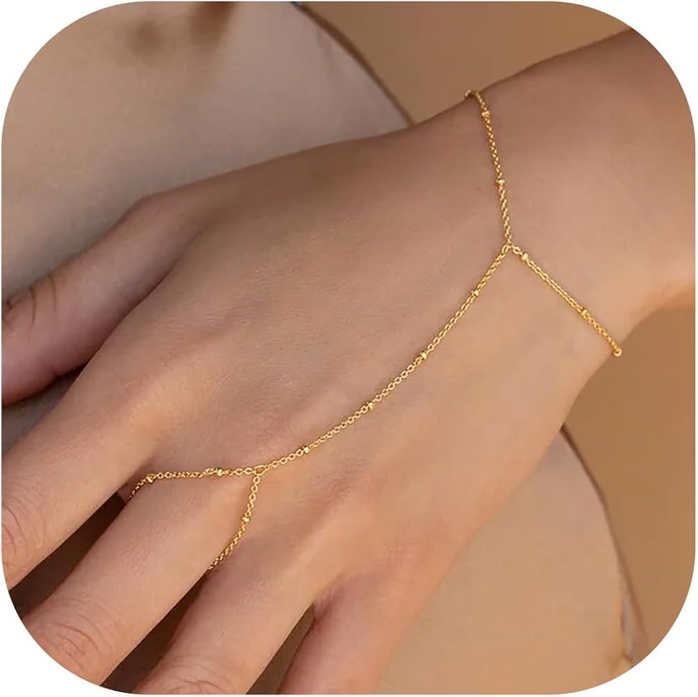 Gold Bracelets for Women Girls, Dainty Bracelets Set for Girls Trendy, Gold Bracelets Stack With ... | Amazon (US)