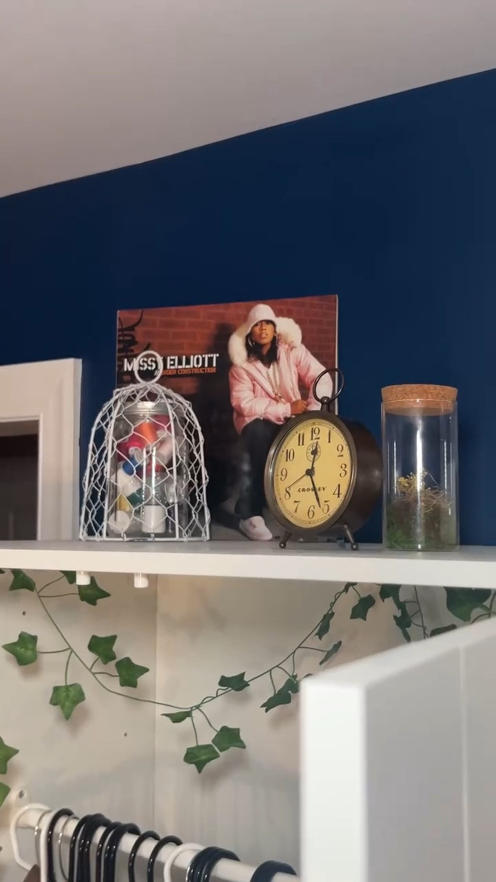 decorate my built-in closet with me 🛍️🛋️🪴📚#decoratewithcolor #decoratewithme #decoratewithstyle