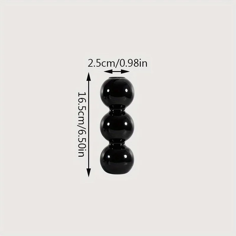 Elegant Black Glass Candle Holder - Perfect for Home Decoration, Tabletop Candlestick, Flower Arr... | Temu Affiliate Program