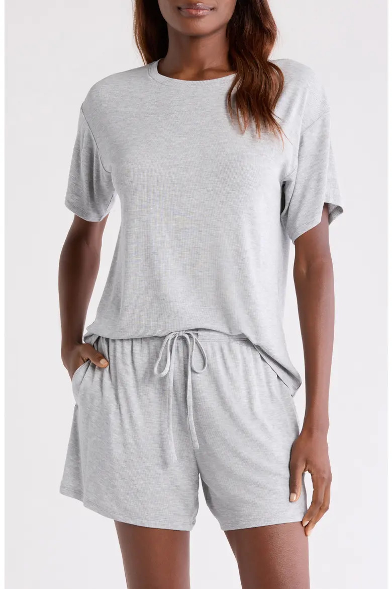 Moonlight Eco Easy Rib Short Pajamas (Women) | Nordstrom | Nordstrom