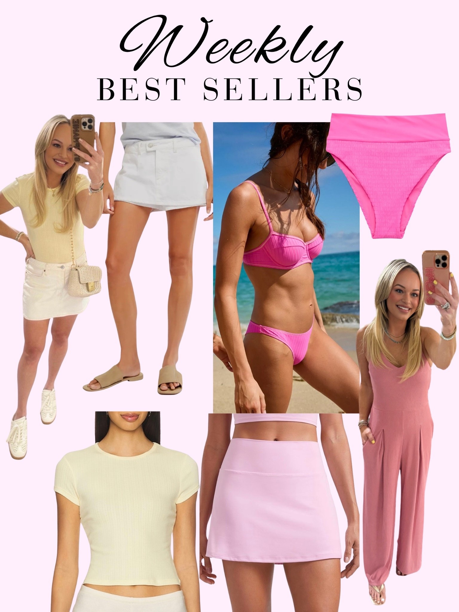 Aerie swim, casual summer outfits, Amazon jumpsuit, Amazon casual jumpsuits, free people tops, free people tee, white denim skirt, white skirt, white skorts, Amazon tennis dress

#LTKSaleAlert #LTKSwim #LTKTravel