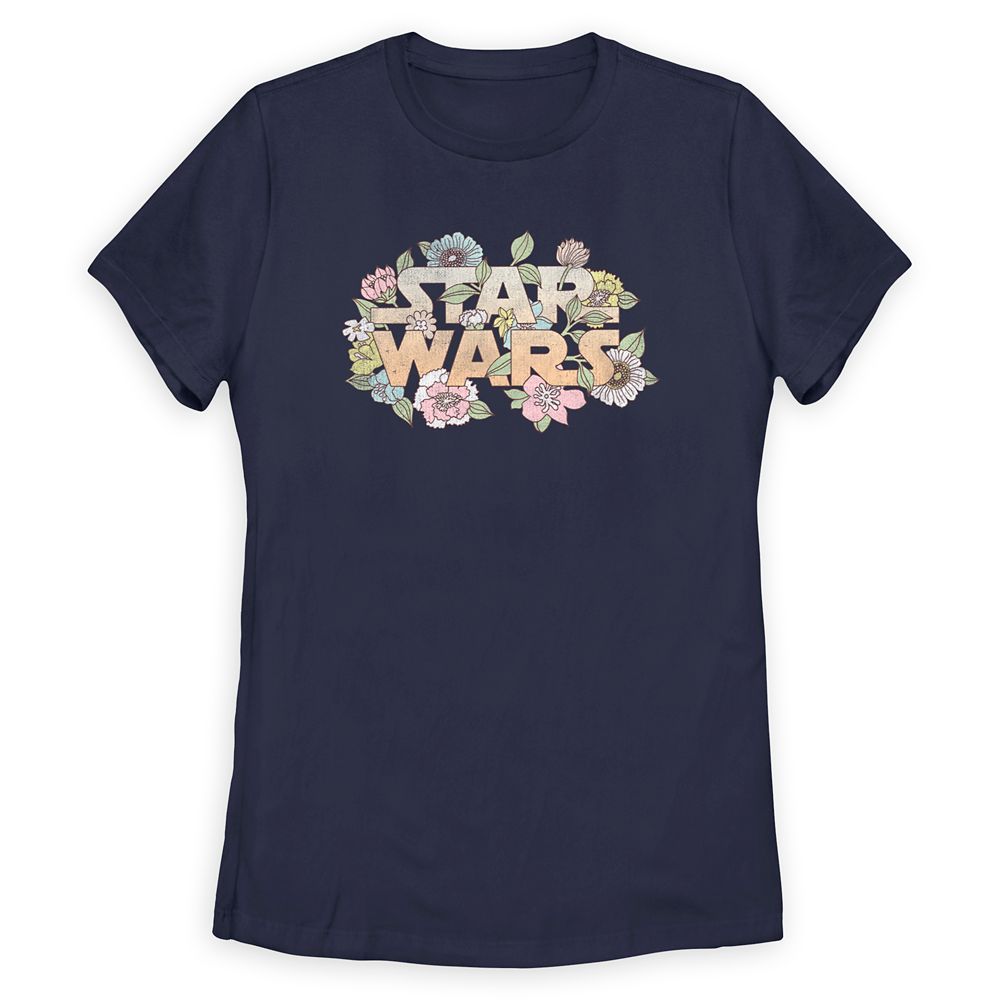 Star Wars Logo Floral T-Shirt for Women | Disney Store