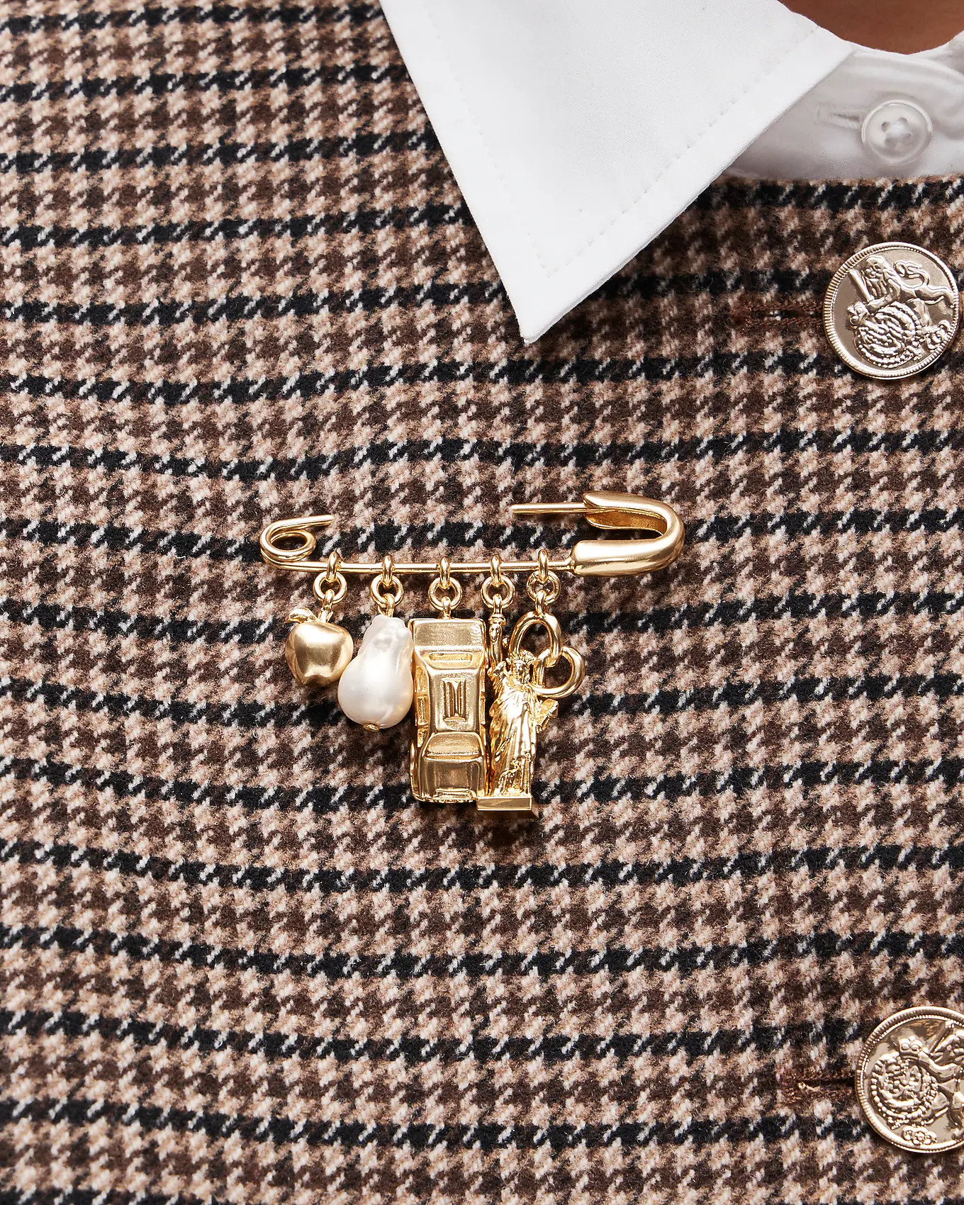 New York charm brooch | J. Crew US