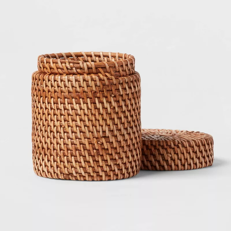 Rattan Canister Light Brown - Threshold™ | Target