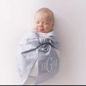 Monogrammed Baby Sash Pregnancy Wrap Silk Newborn Embroidered | Etsy | Etsy (US)