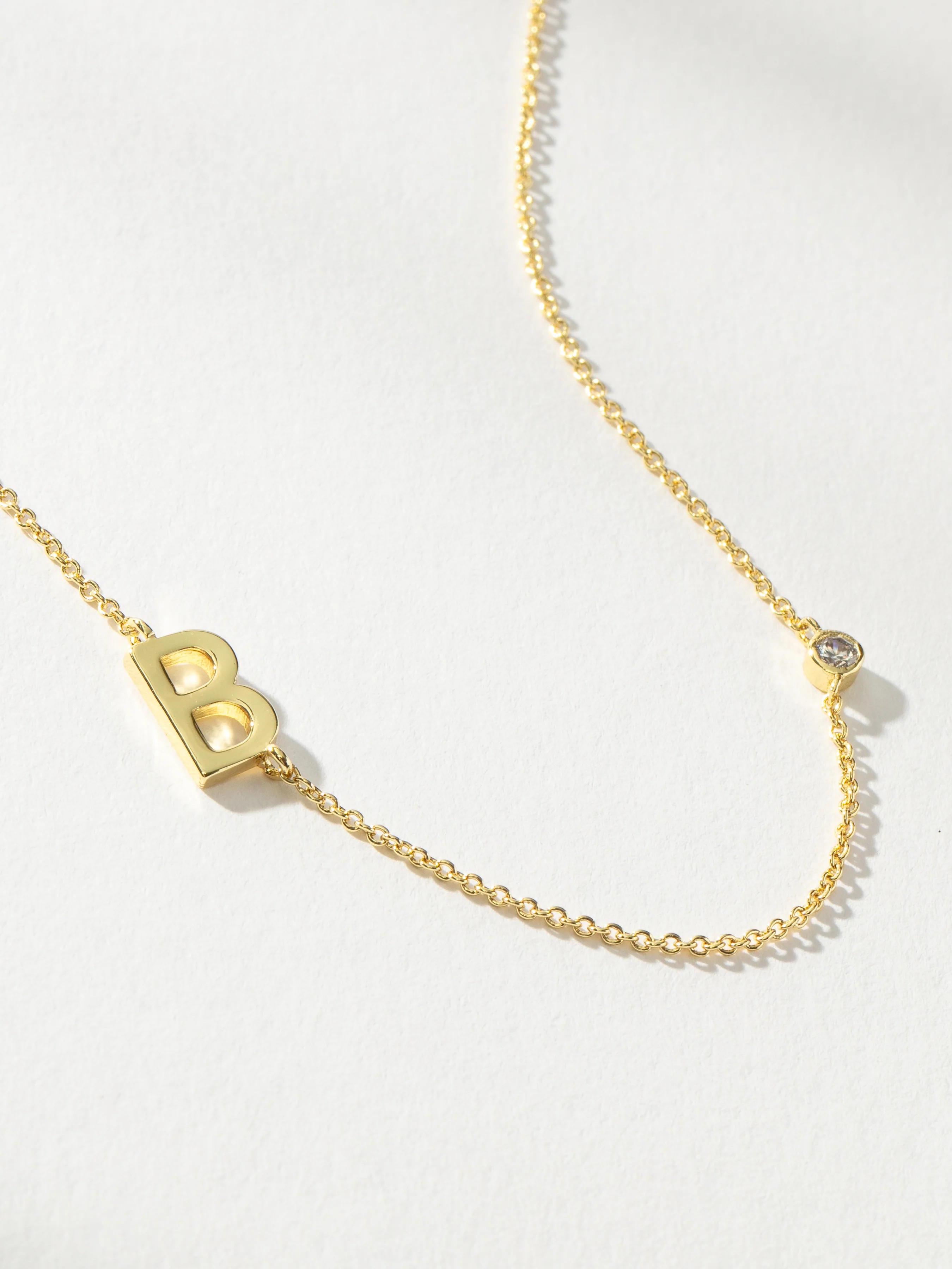 Personalized Touch Initial Chain Necklace in Gold | Uncommon James | Uncommon James