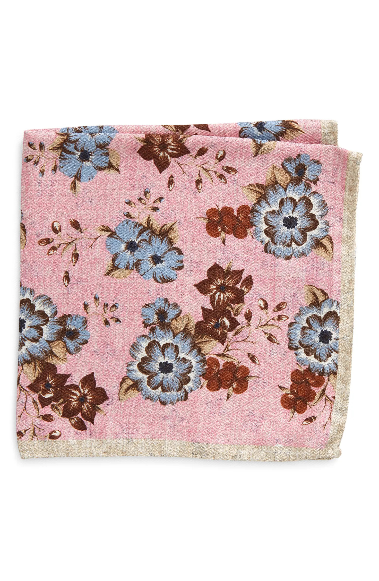 Floral & Neat Prints Silk Pocket Square | Nordstrom