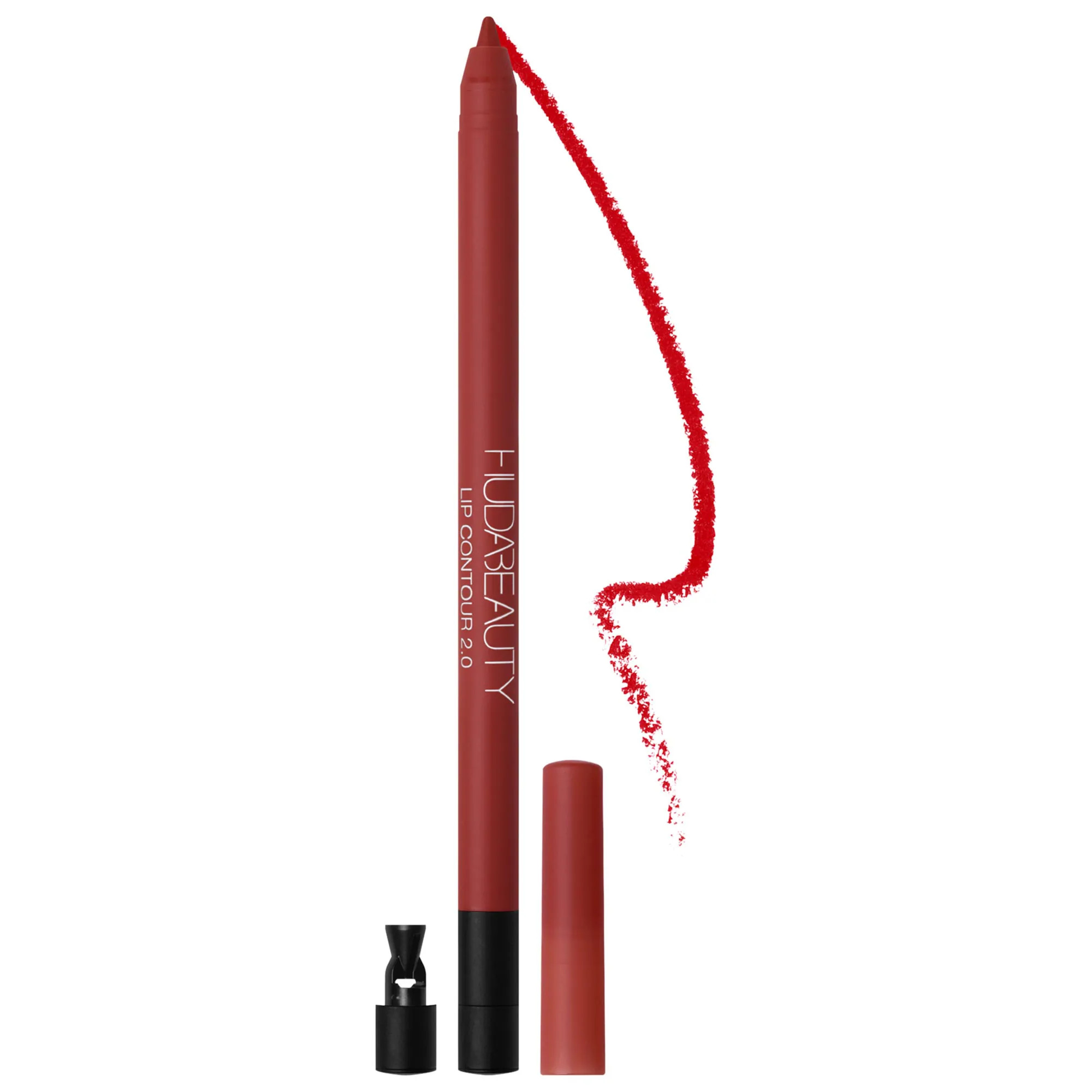HUDA BEAUTY Lip Contour 2.0 Automatic Matte Lip Pencil Universal Red 0.01 oz/ 0.5 g | Sephora (US)