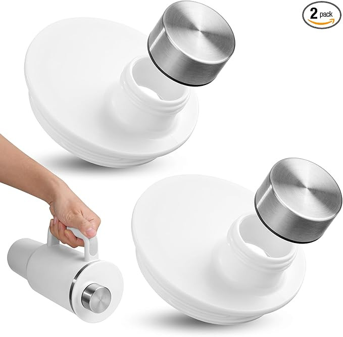 Xxerciz 40oz Leak Proof Lid for Stanley H2.0 Quencher Protour Tumbler, 2 Pack Spill Proof Lid Rep... | Amazon (US)