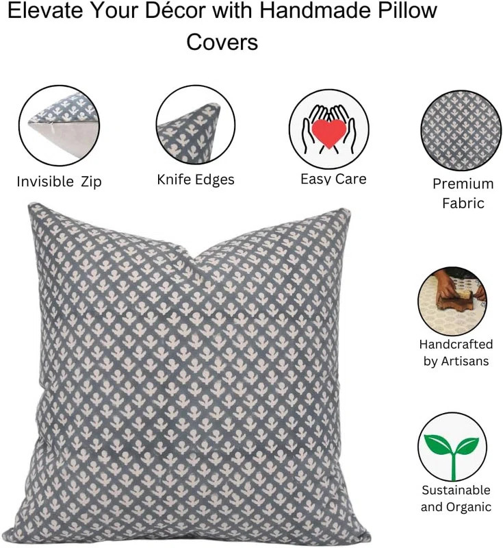 Floral Cotton Indoor/Outdoor Pillow Cover | Wayfair North America