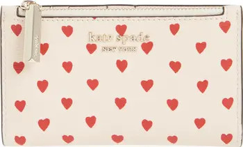 kate spade new york spencer hearts slim bifold wallet | Nordstrom | Nordstrom Canada