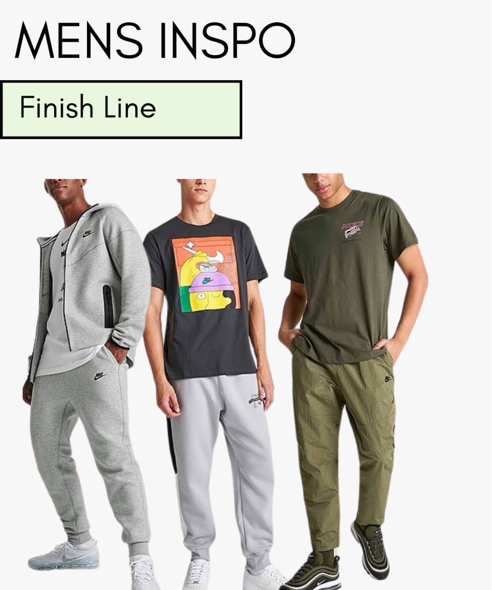 Finishline Men’s Outfit Inspo! 

#LTKshoecrush #LTKmens #LTKstyletip