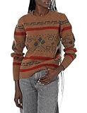 Pendleton Women's Westerley Crewneck Sweater, Copper Brown Multi, SM | Amazon (US)
