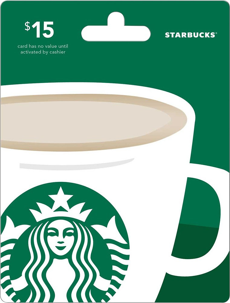 Starbucks - $15 Gift Card | Best Buy U.S.
