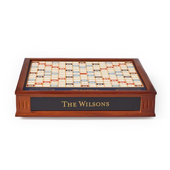 Deluxe Wood Scrabble Game Set | Mark and Graham