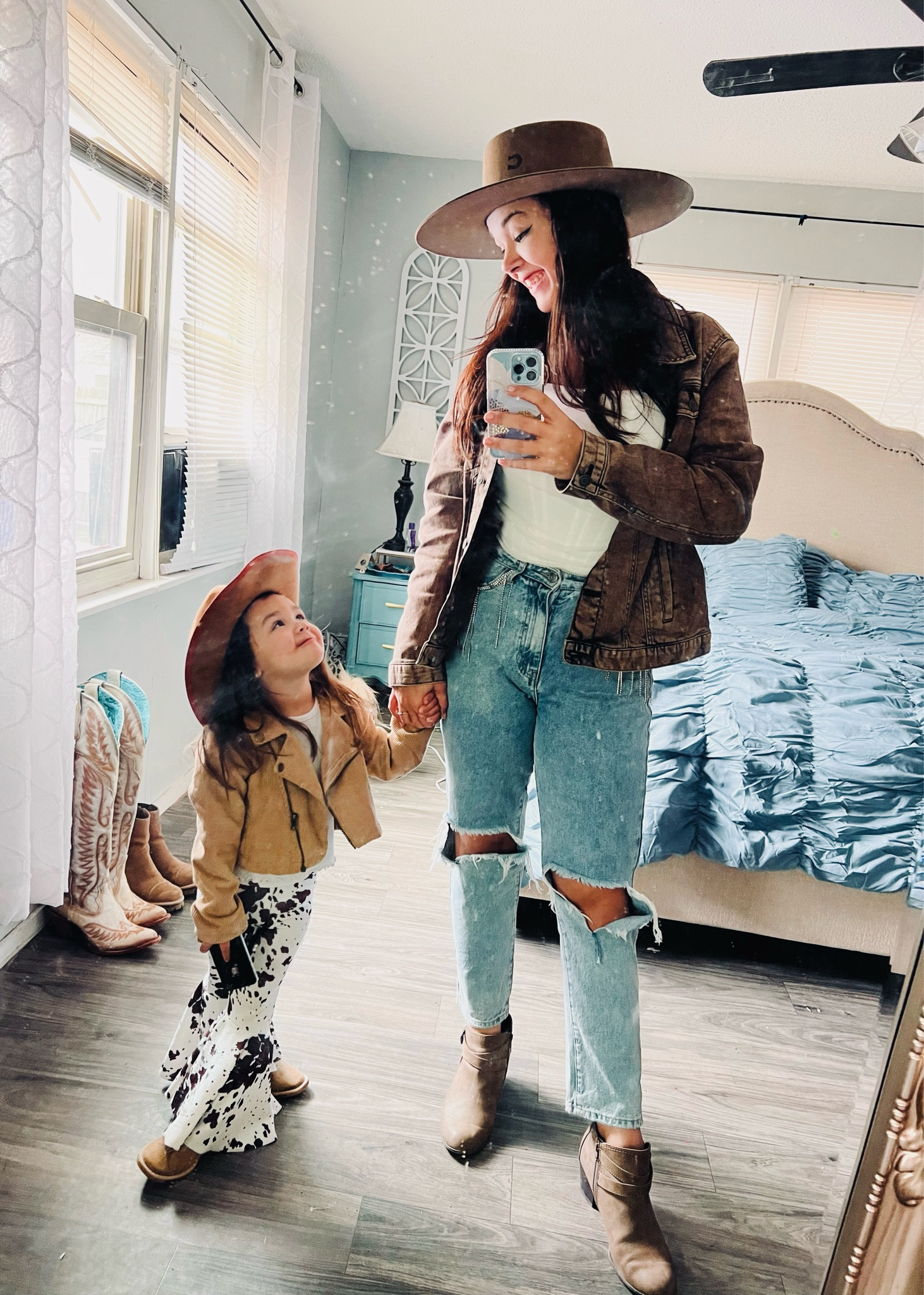 Embracing our Western era for a mommy & me day out! Ava and I are twinning in these adorable looks. 💕

#ootd #styleinspo #fashionlover #westernwear #matchingoutfits #momlifestyle  

#LTKKids #LTKFamily #LTKMidsize