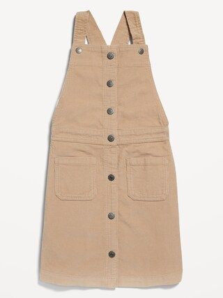 Corduroy Pinafore Overall Dress for Girls | Old Navy (US)