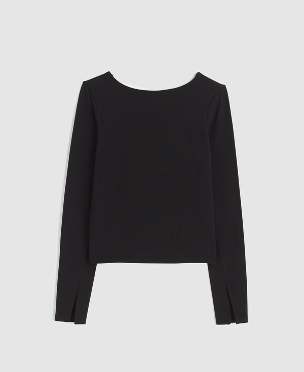 Long-Sleeve Scoopback Tee | Madewell | Madewell