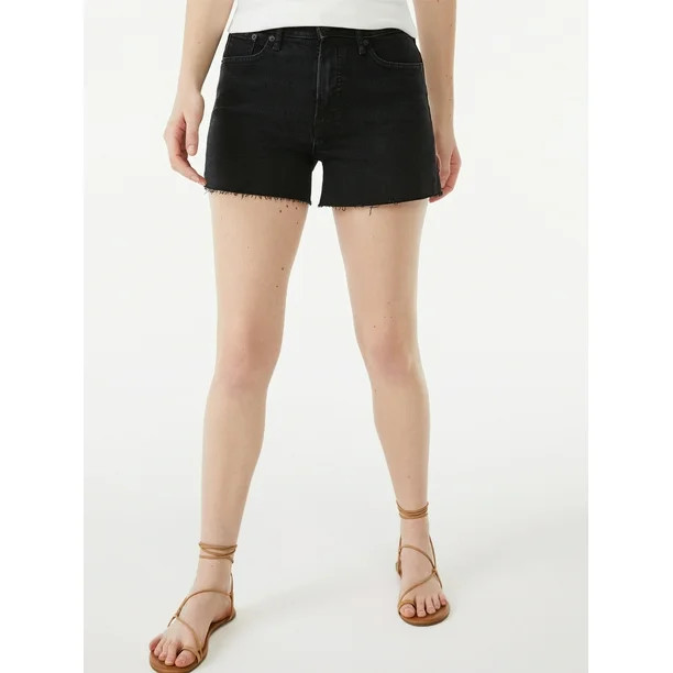 Free Assembly Women's 90's Cut Off Denim Shorts | Walmart (US)